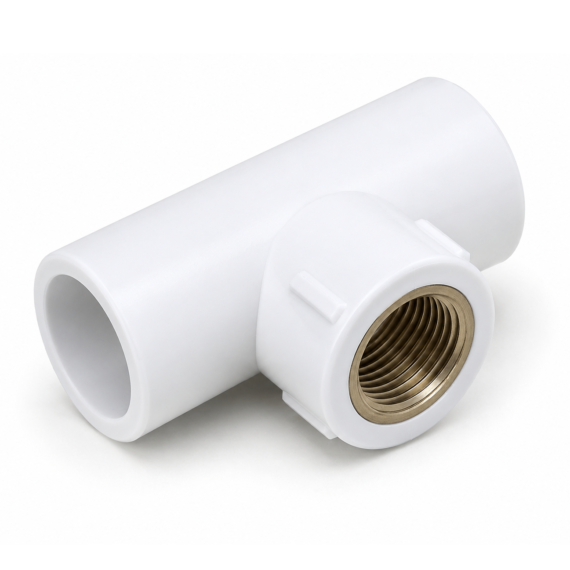 uPVC BRASS TEE (SCH -80)