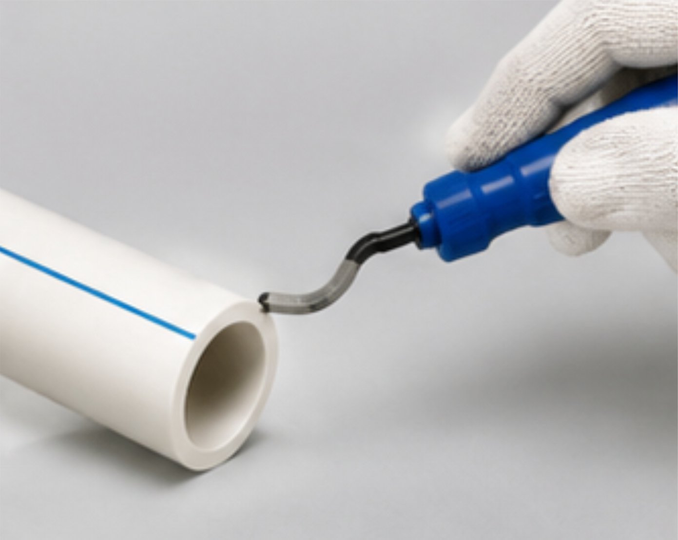 Step 2: Deburring/Beveling