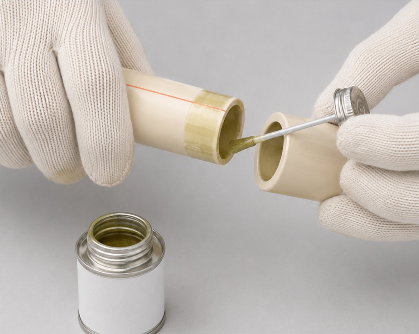 Step 4: One Step Solvent Cement Procedure